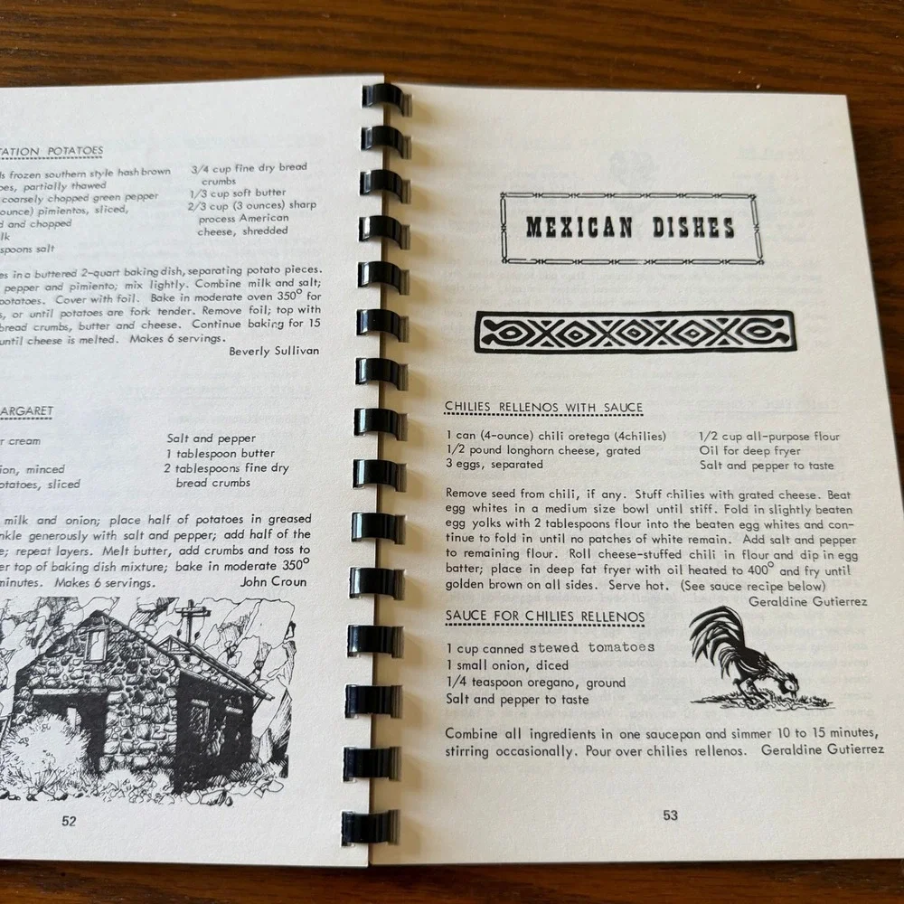 The Copper Town Cook Book Jerome Arizona Frank M Hamilton Art Vintage 1972
